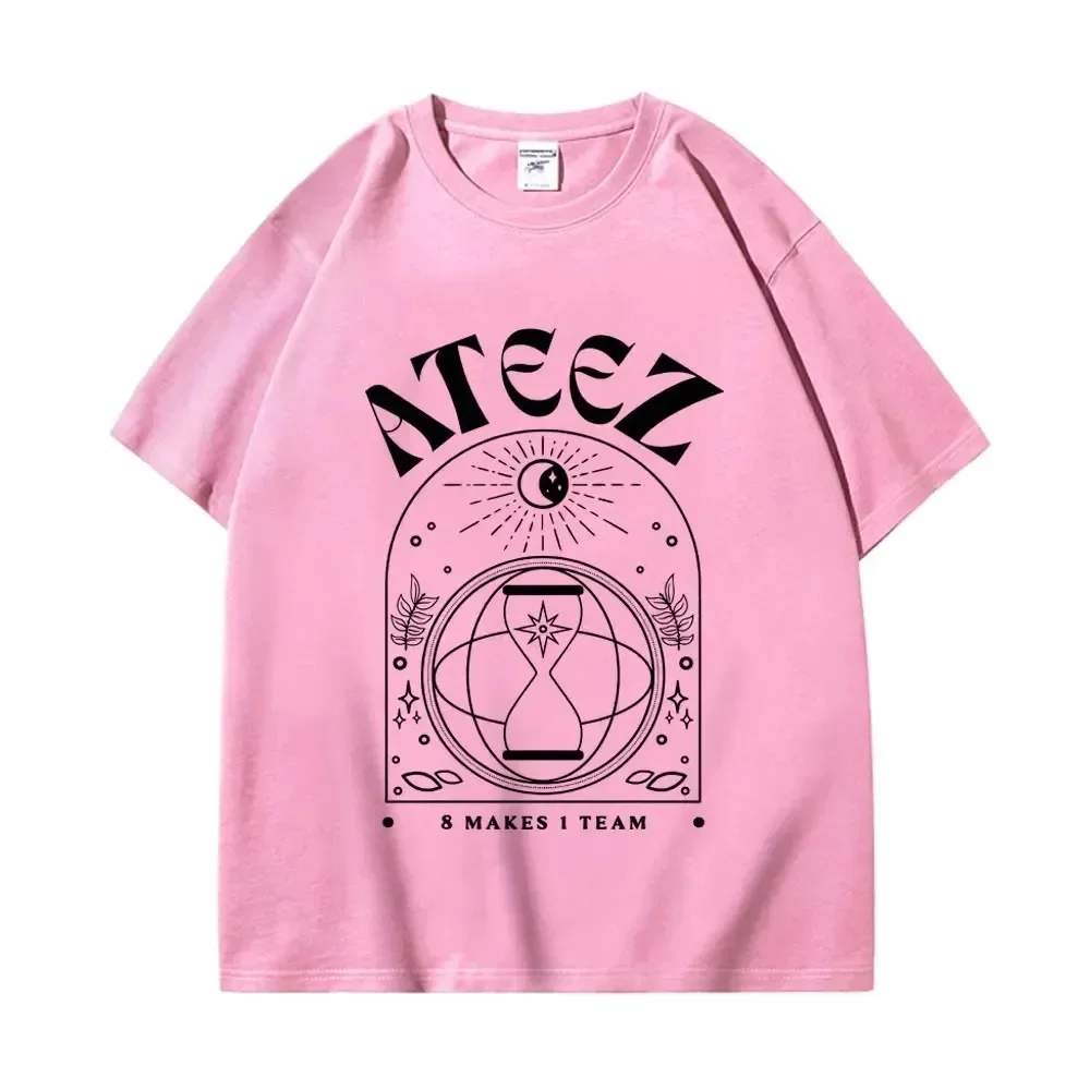 Limited Edition Ateez Graphic T Shirts Fashion Hip Hop Vintage Short Sleeve T-shirt Men Women Harajuku Kpop Oversized T-shirts