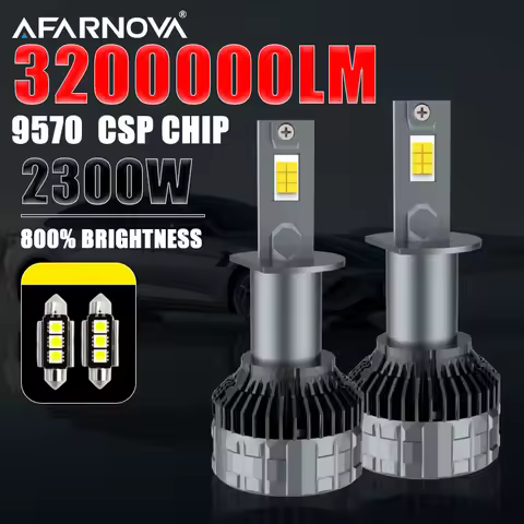2300W LED H4 H7 Car Headlights Bulbs Canbus H1 H11 9012 HIR2 H8 H9 9005 9006 HB3 HB4 9570 CSP Chips High Power 6000K Turbo Lamp