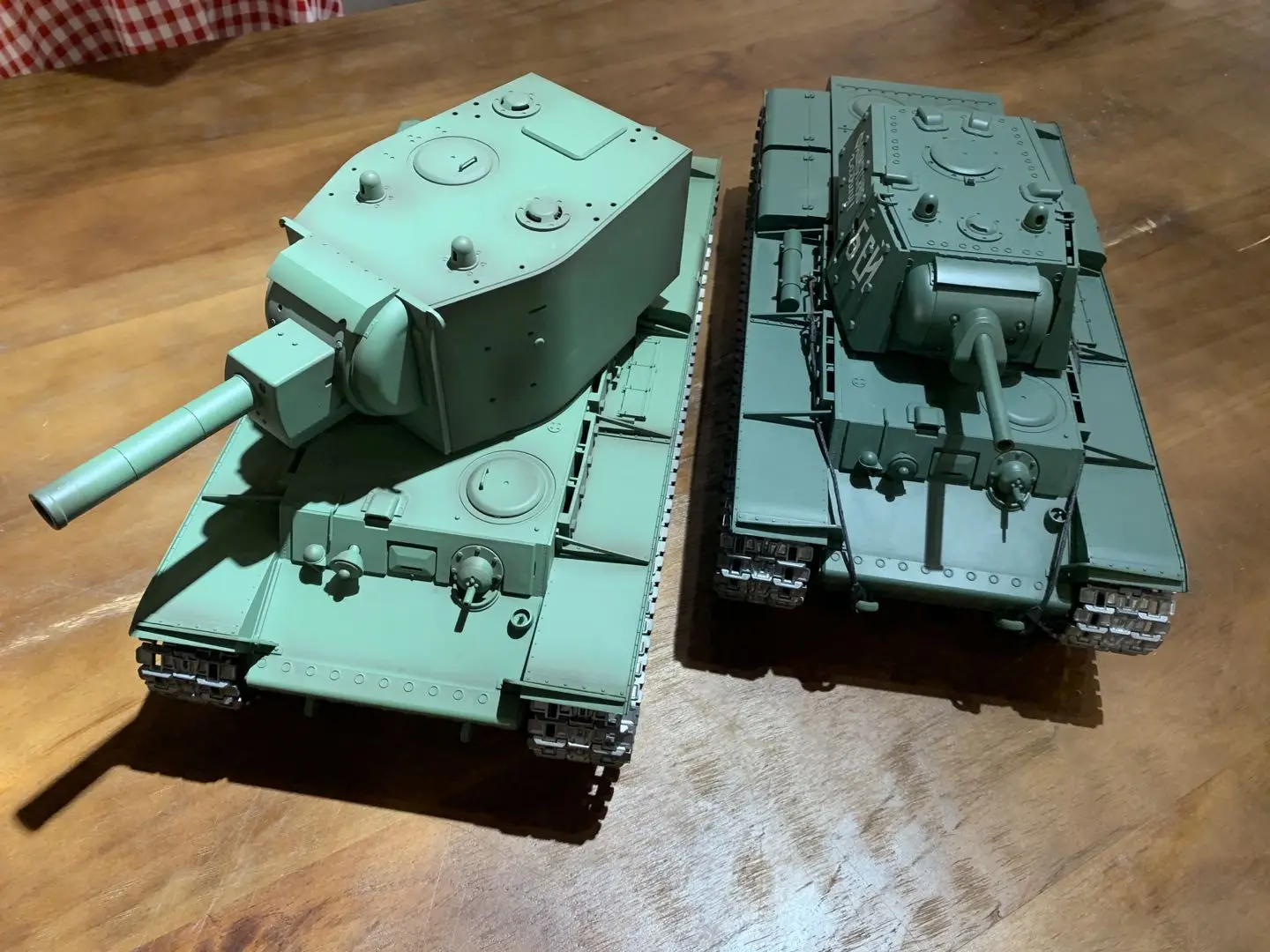 1/16 HENG LONG TK7.0 Tanque RC KV-2 soviético mejorado Gigant 3949 360 °   Torreta TH19751-SMT4