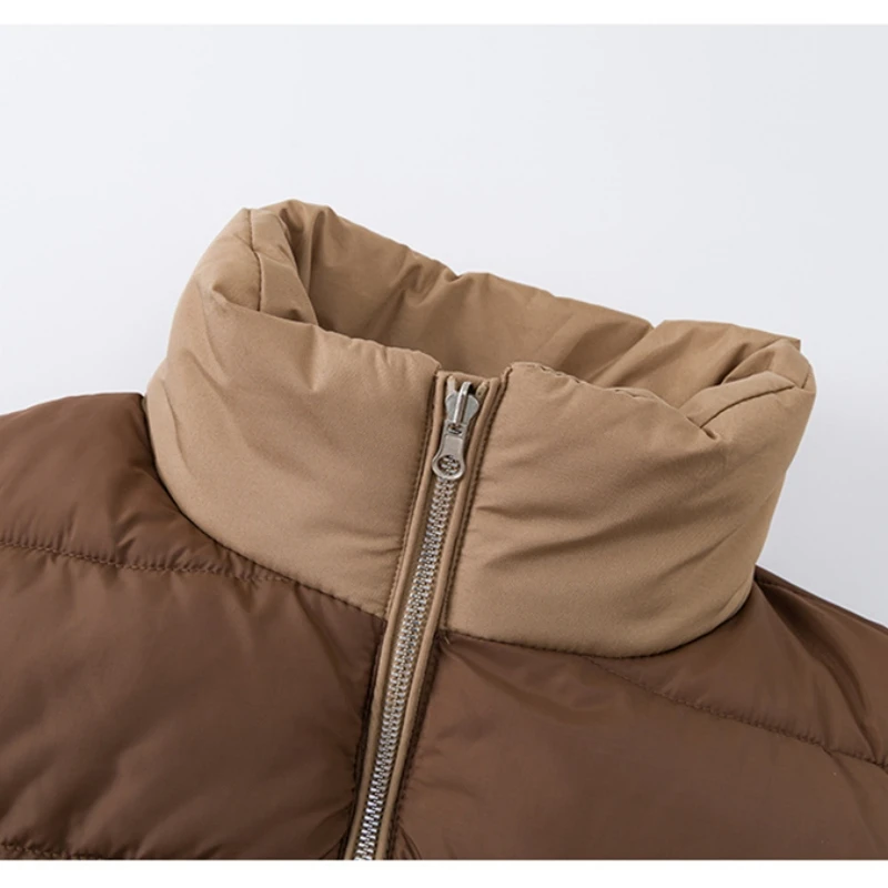 ฤดูใบไม้ร่วงฤดูหนาวใหม่กีฬาผ้าฝ้ายเบาะเสื้อผ้าสวมใส่สองด้านผู้หญิงผ้าฝ้ายเบาะ Stand-up COLLAR Casual Coats แนวโน้ม