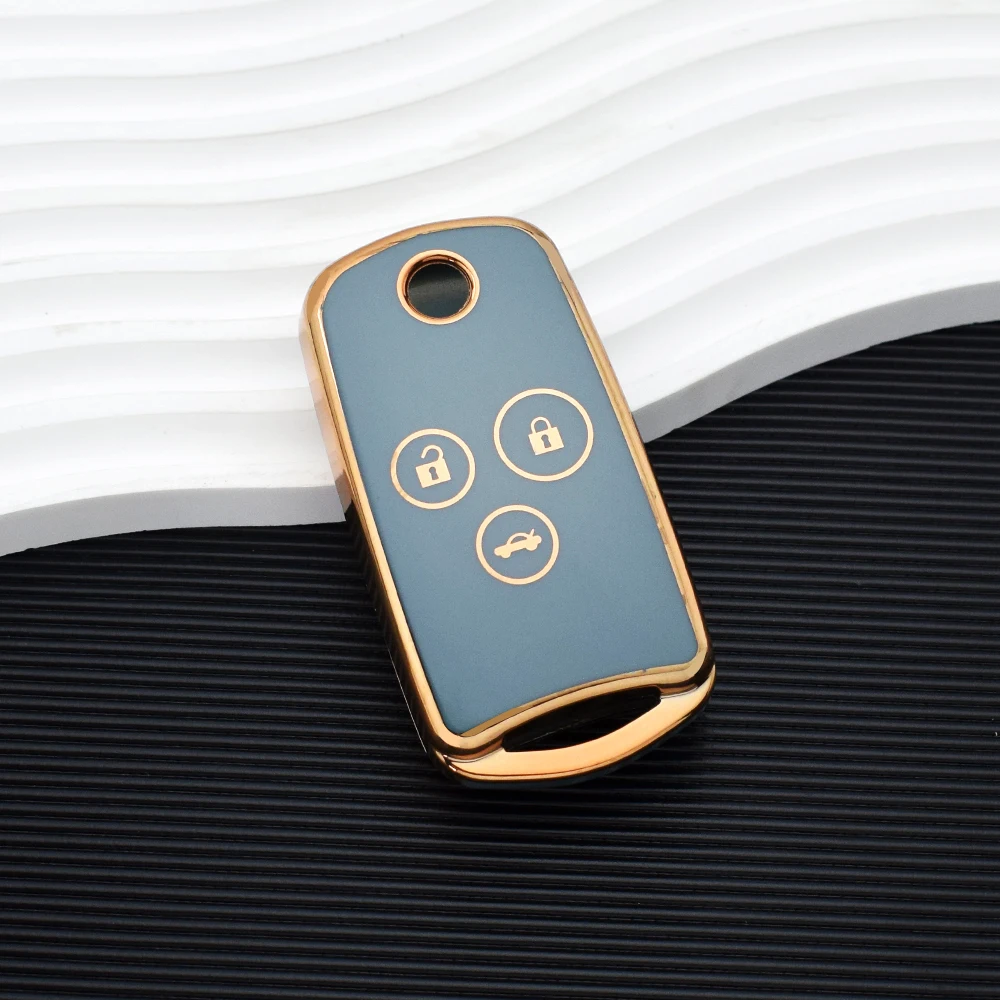 3 Buttons TPU Car Key Fob Case for Honda Accord CR-V Civil City Jazz HRV HON66 2009 2010 2011 2012 2013 2014 Auto Shell Fob