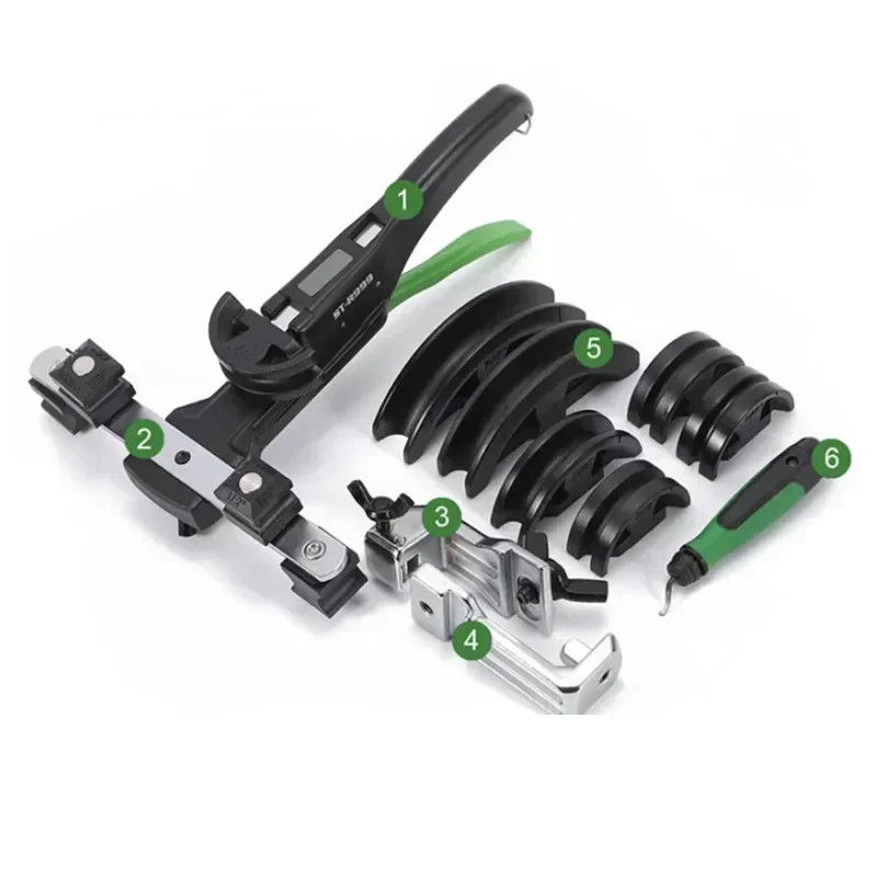 

Portable 220vST-R999 Manual Pipe Bender Copper Aluminum Pipe Universal 90° Positive And Negative Bending 6-22mm Pipe Bending Too