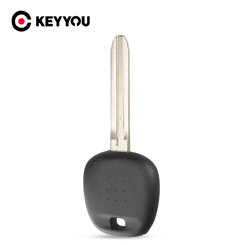 KEYYOU New Uncut Replace Remote Transponder Ignition Car Key for Toyota Tacoma Toy43 Blade No Chip