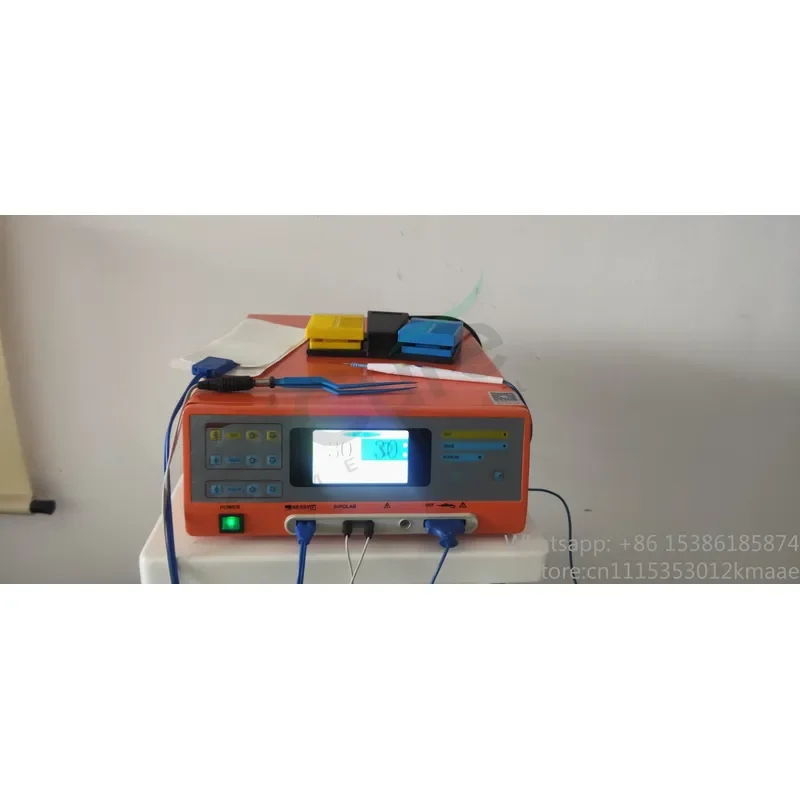 Vequyn high frequency electrosurgical Unit LCD Touch Panel Microcomputer Controlled Monopolar Bipolar Generator for Endoscopic S