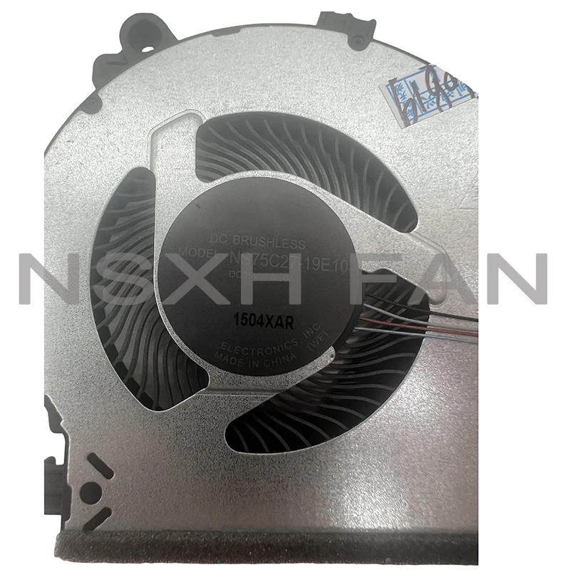 Ventilador de refrigeração CPU para ThinkBook, Radiador portátil, NS75C27-19E10, 14 IML, 15-IML, DQ5D576G011, 5F10S13905, NS75C27-19E10, Novo