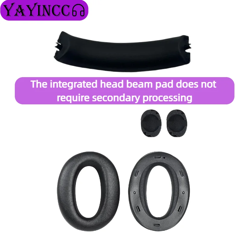 YAYINCC Plug and Play Headphone Headband Repairing Inner and Replace Leather / Ice ear pads Combo for Sony WH-1000XM2/MDR-1000X