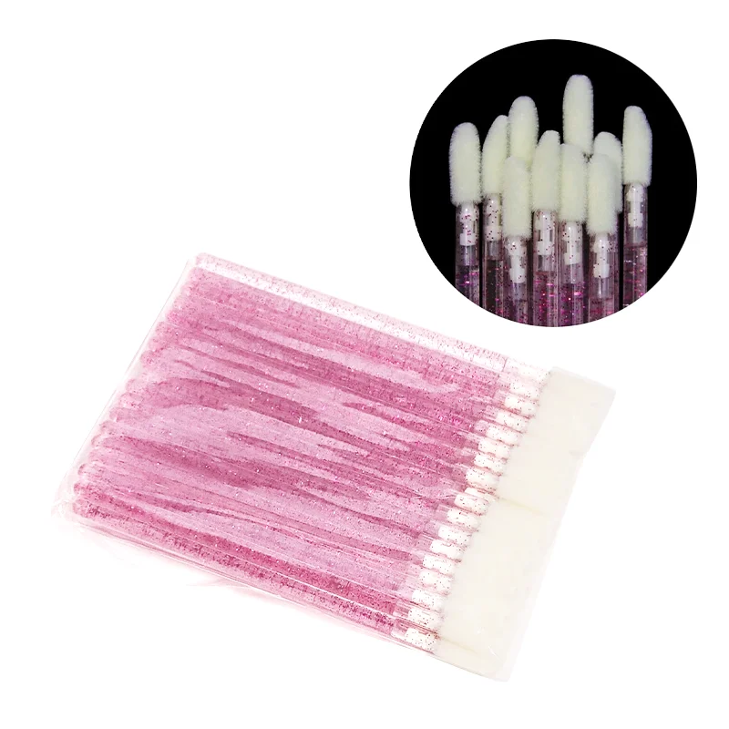 فرش شفاه الرموش، فرشاة تجميل ماسكارا كريستالية للاستعمال مرة واحدة #4