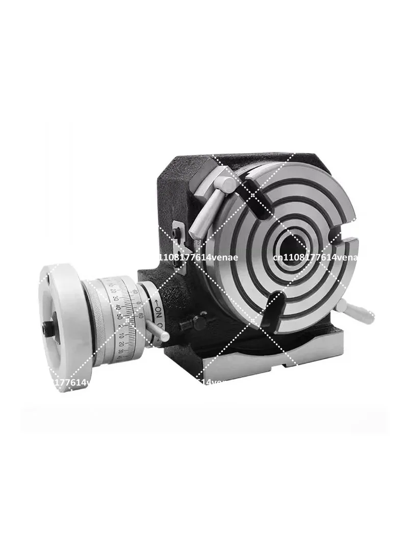 Precision Milling Machine Rotary Table Divider Indexing Vertical Dual-Use Working Table Tilting 360° for Drilling