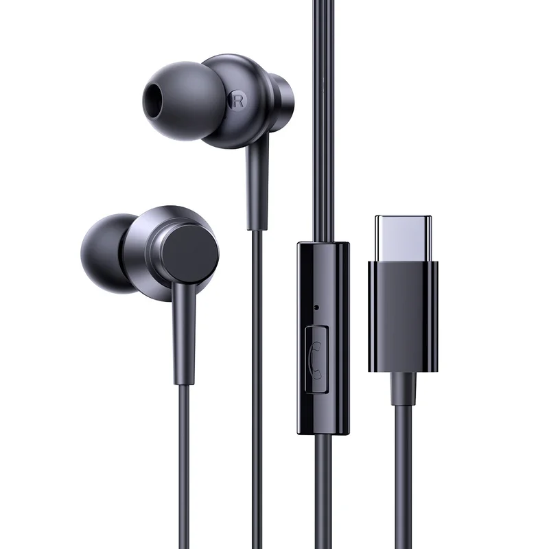 Baseus Encok CZ11/HZ11 Fones de ouvido com fio Type-C/3.5mm Jack Fones de ouvido com fio com microfone 120 ° Ângulo para laptop computador tablet telefone