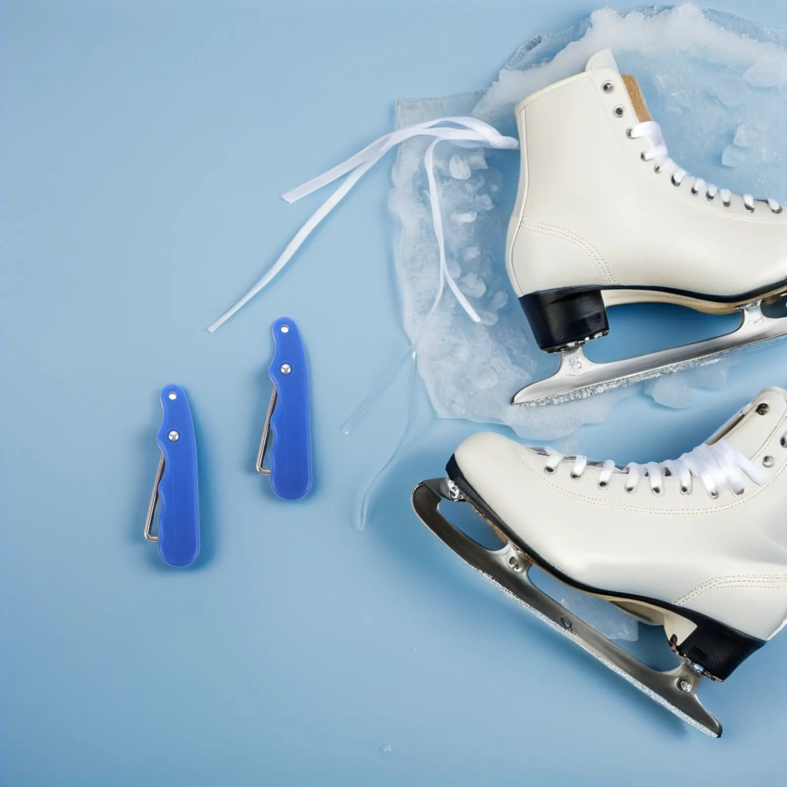 

2Pcs Portable Skate Key Anti-Slip Lace Puller for Ice Hockey Boots Fast Lacing System Compact Figure Skating Tool for Athletes
