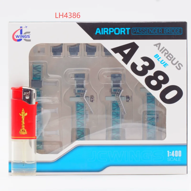 JC Wings 1:400 Scale Narrow-Body Wide-Body Aircraft A380 Jet Bridge Collectible Display Model Static Display