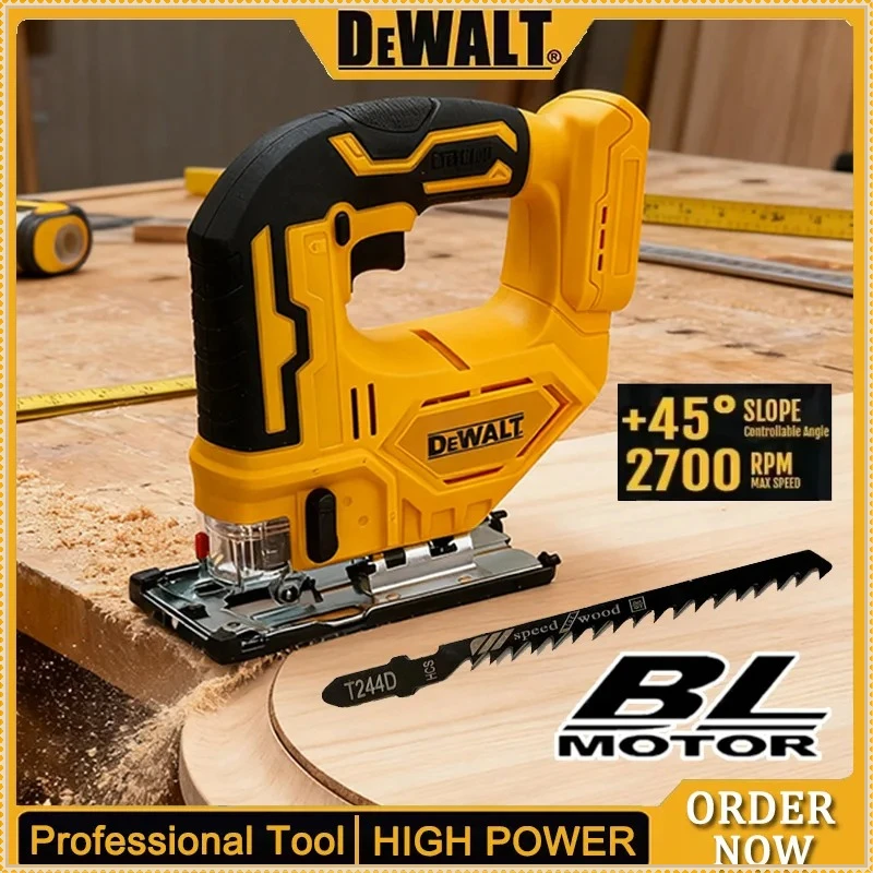 

Dewalt 2700RPM Brushless Curve Saw Cordless Electric Jig Saw Portable Multifunction Adjustable Woodworking Power Tool