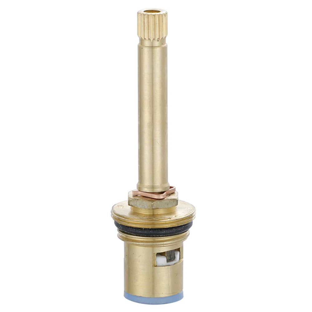 1pcs Brass Tap Valve Core Bathroom Shower Long Handle Replacement Valves Fittings Copper 1/2 Inches Interface Kitchen