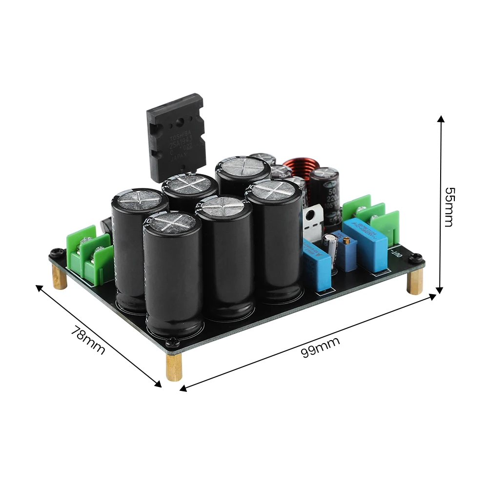 AIYIMA 10A 2SA1934 Adjustable Power Supply Board High Stability Linear Large Current Power Supply Low Noise DIY Power Amplifiers