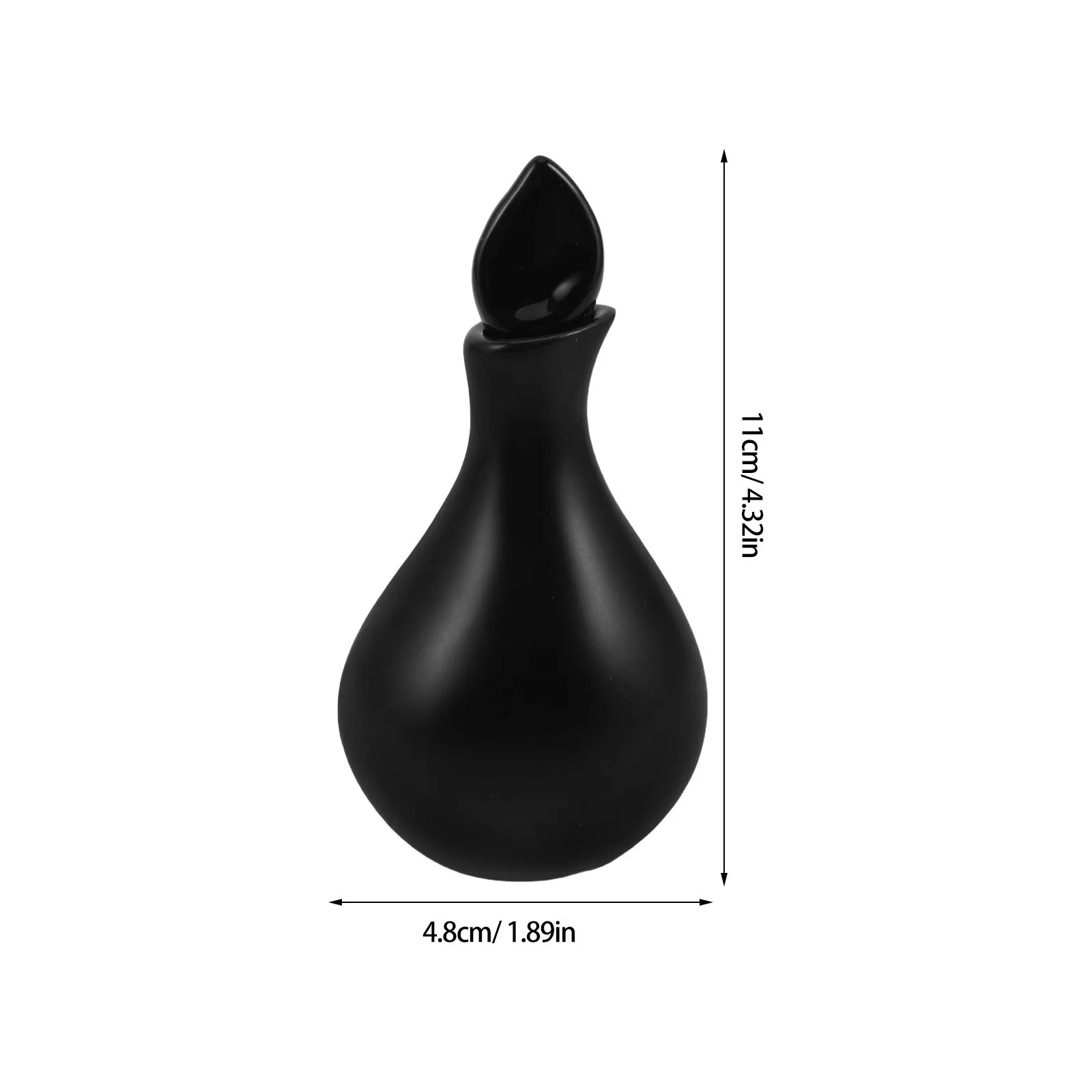 Ceramic Essential Oil Bottle 30Ml Mini Leak Proof Refillable Glass Container Portable Travel Aromatherapy Diffuser