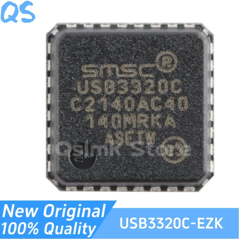

New Original USB3320C-EZK USB3320C QFN-32 High speed USB 2.0 ULPI PHY transceiver chip