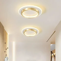 Moderne LED Gangpad Plafondlamp Kroonluchter Voor Gang Trappen Foyer Balkon Slaapkamer Badkamer Binnenverlichtingsarmaturen Glans