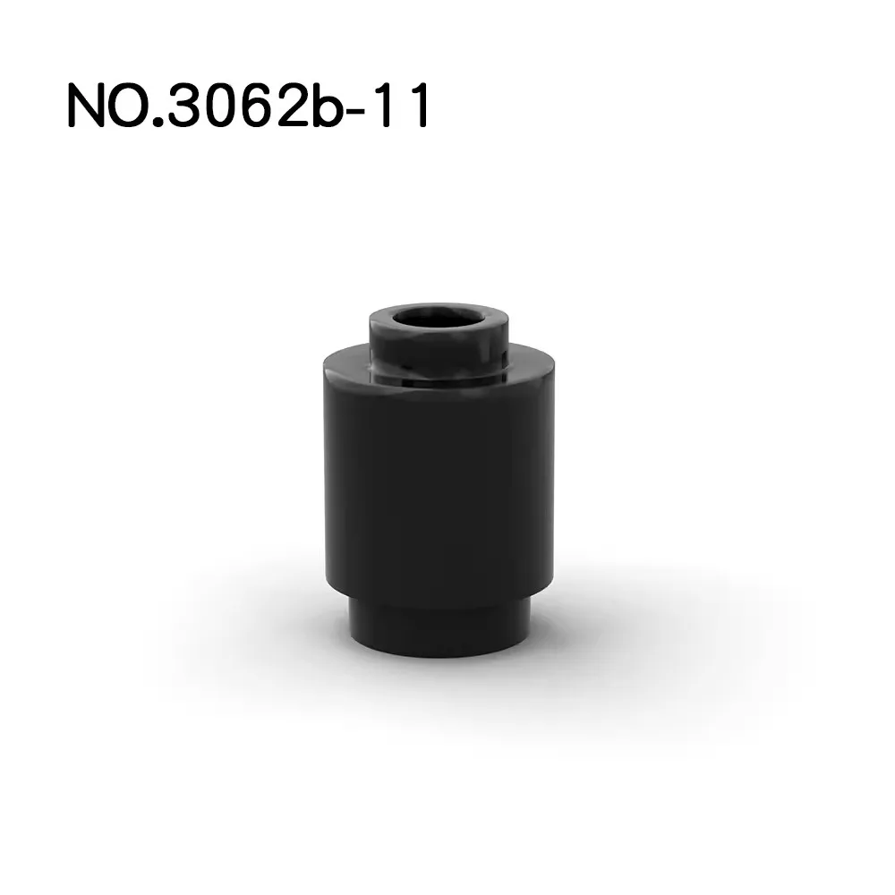 20Pcs MOC Parts 3062 Brick Round 1 x 1 Open Stud Compatible Bricks DIY Assmble Building Blocks Particle Kid Brain Toy Gift