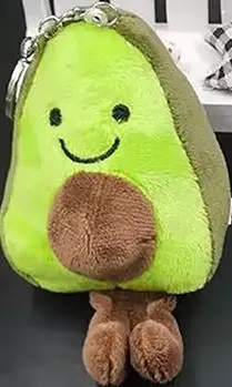 

Mini Avocado Doll Pendant Keychain Cartoon Plush Toy Keychain Backpack Ornaments Gift