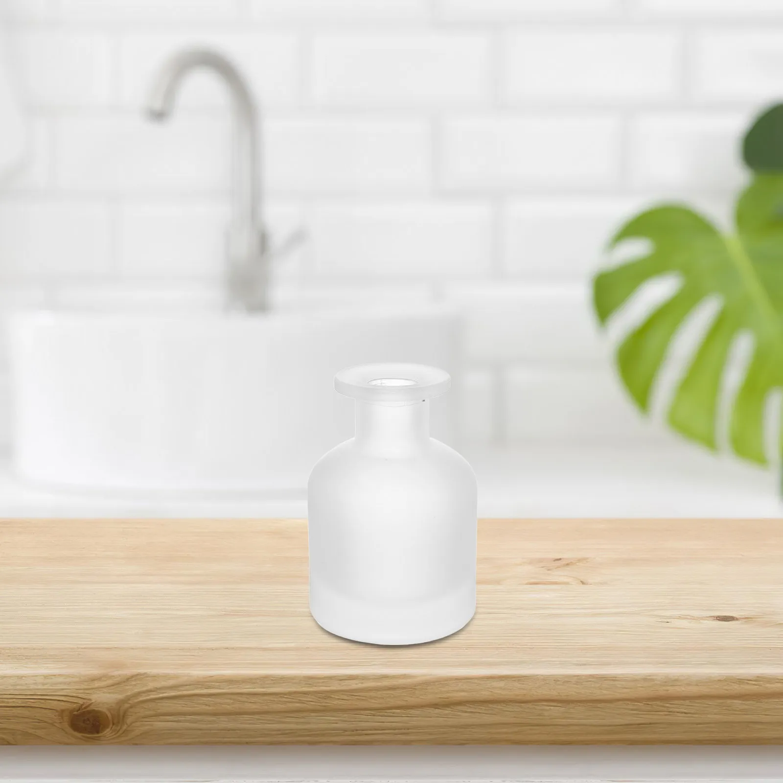 

Набор из 2-х утолщенных стеклянных цилиндрических бутылок для диффузоров с ротанговыми палочками, многоразовые, для ароматерапии эфирными маслами дома и в офисе