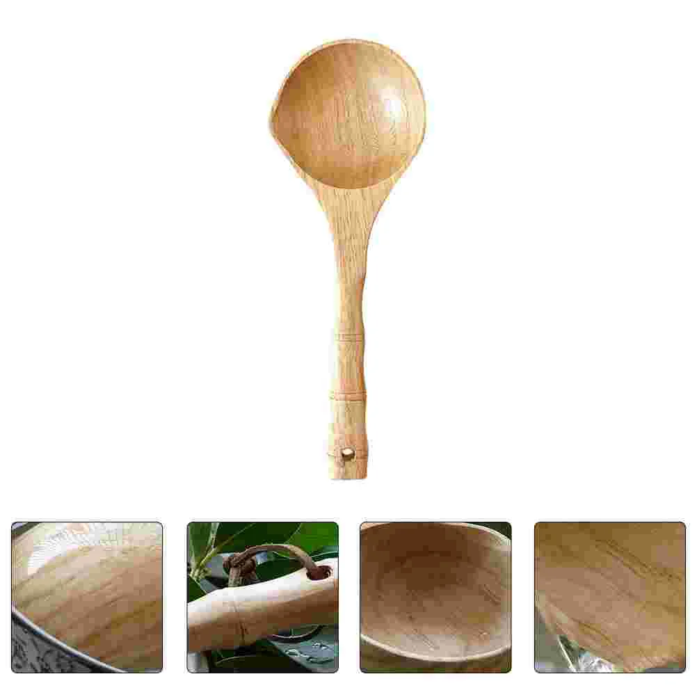 Water Spoon Bucket Sauna Room Using Scoop Wooden Japanese-style Ladle Bathing Sweat Steaming Multi-purpose