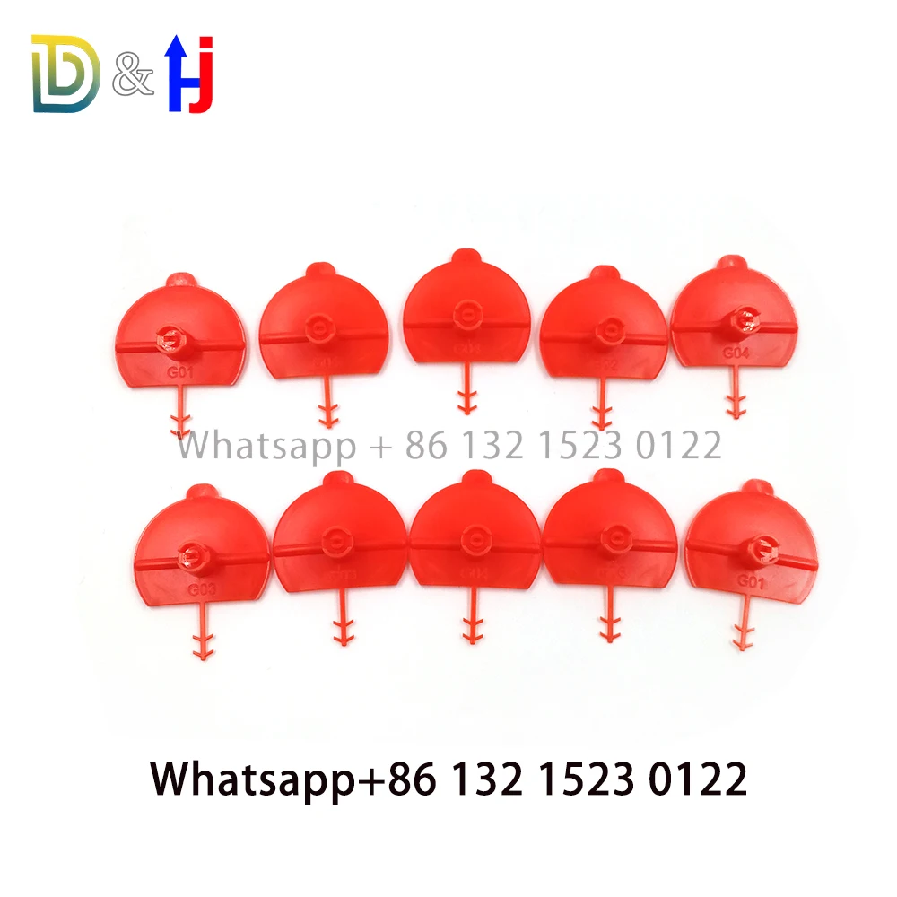 Sprühdüse aus Polyurethan-Schaumpistole mit flachem Fächern für PTS