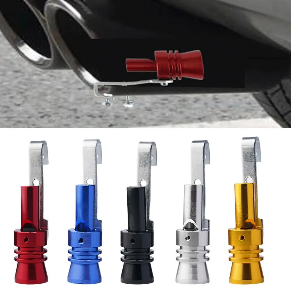 Car Modified Turbine Whistle Exhaust Pipe Sounder Motorcycle Sounder Whistle Turbine Sound Exhaust Amplifier Imitation Part F5G6