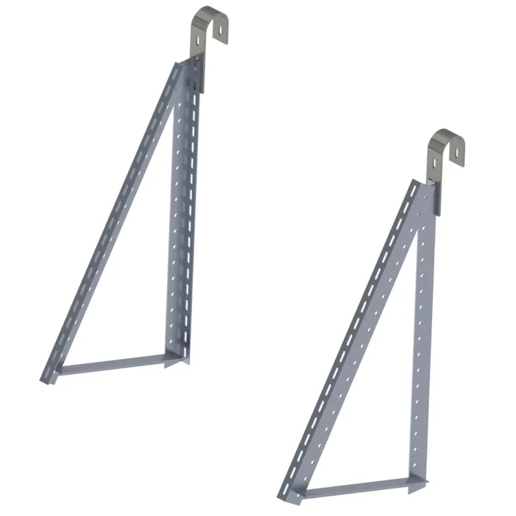 2026 Adjustable Solar Tilt Mount Balcony Bracket Rack Aluminium Balcony Setpromote sales