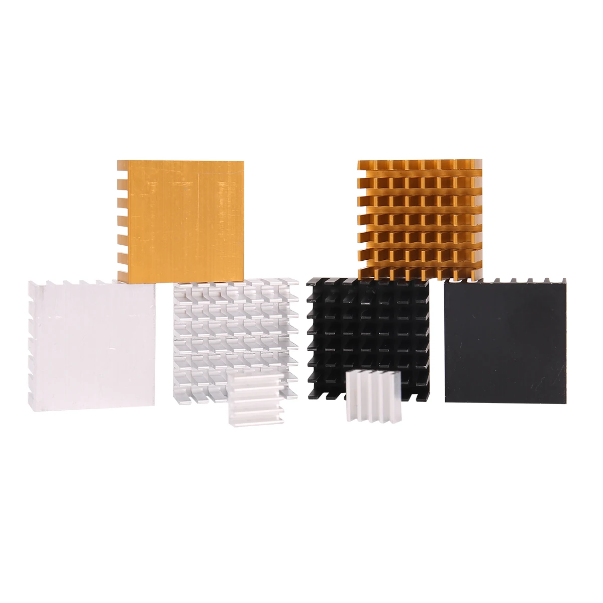 Aluminum Heatsink 28*28*11mm 11*11*5mm Electronic Chip Radiator Cooler w/ 3M9448A Thermal Double Sided Adhesive Tape