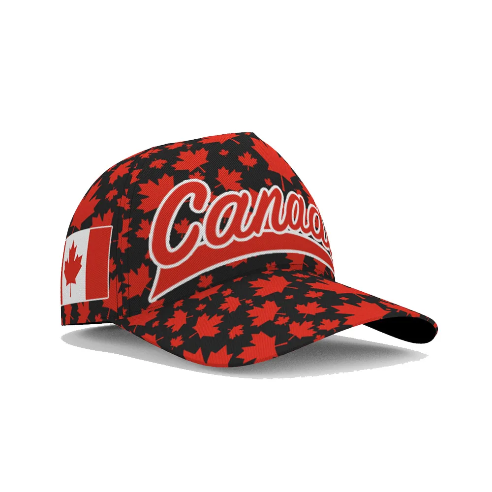 Canada Baseball Caps Custom Made Name Number Team Logo Ca Hat Can Travel French Nation Maple Leaf Flag Photo Headgear