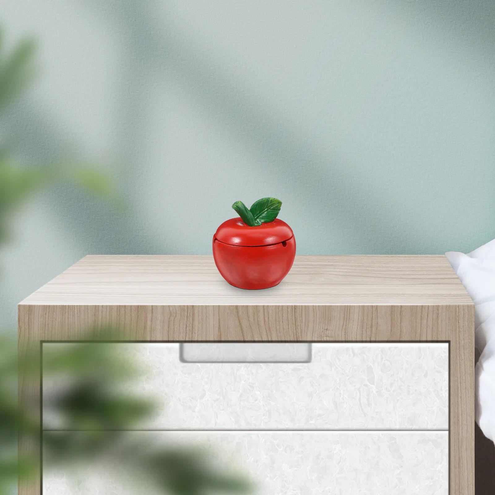 

Home Decor Cute Ashtray for Women Ceramic Adornment Simple Red Ashtrays Vintage