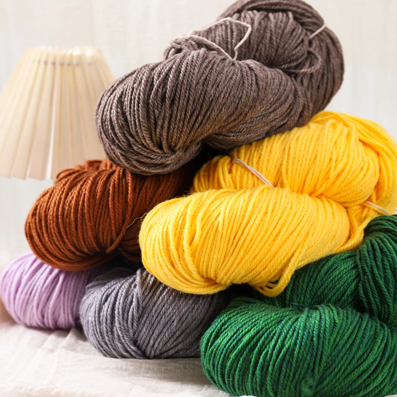 Hilo de lana de alpaca grueso de alta calidad adecuado para kits de materiales de tejer hechos a mano, clases de tejer, hilo de tejer casual para hacer suéteres, bufandas, sombreros, suéteres de lana, abrigos grandes, chalecos, chalecos, cojines, accesori