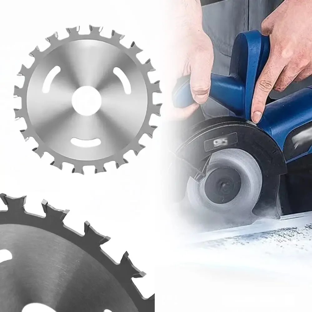 

Mintiml®Двухстороннее лезвие для пилы по дереву из сплава, карбидный режущий диск, циркулярная пила, лезвие для угловой шлифовальной машины, резка металла/ПВХ/дерева