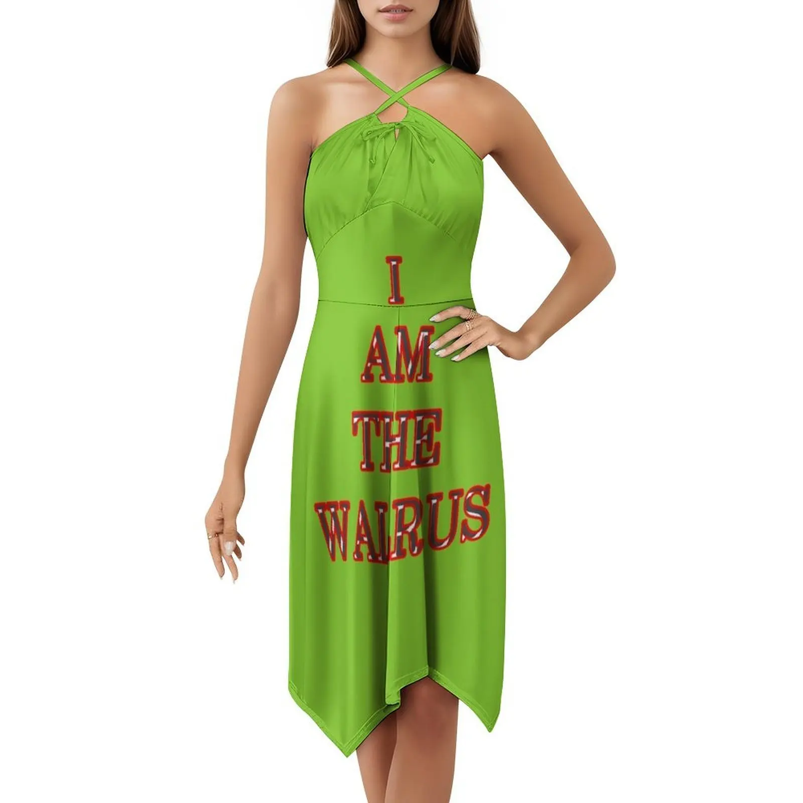 I Am The Walrus Floral Smock Dress For Women Spring Summer Casual Dress For Party I Am The Walrus I Am The Walrus The The #5