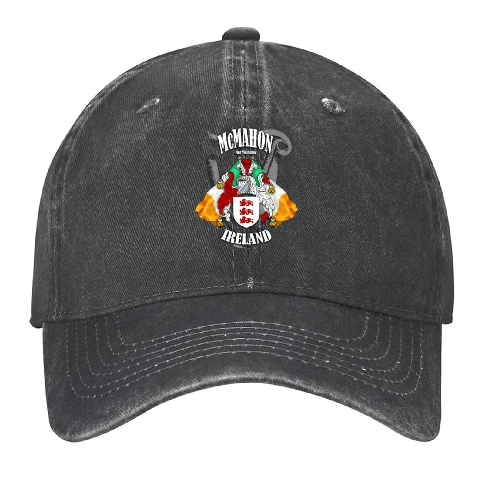 

McMahon Family Ireland Crest Coat of Arms Irish Flags Baseball Cap Kids Hat New Hat Golf Cap For Women Men's