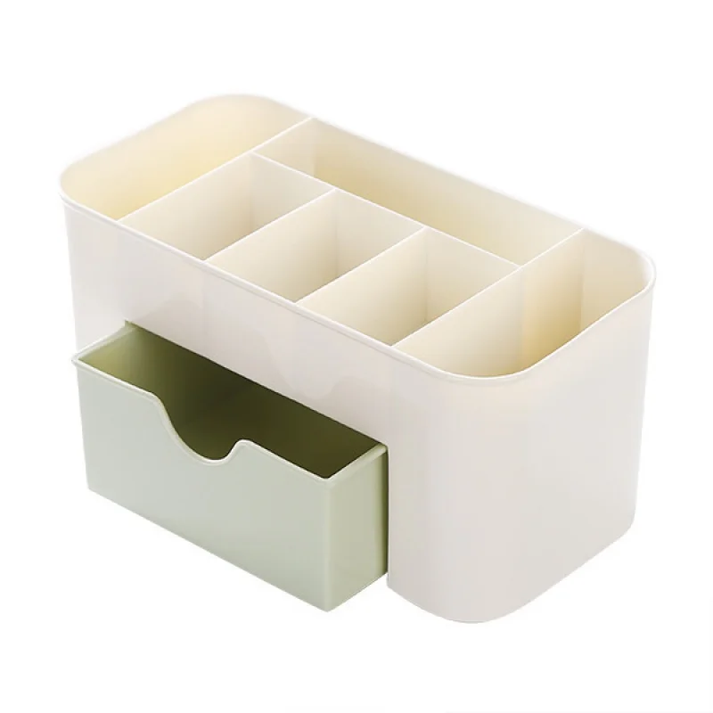 Multifunctional desktop drawer organizer-colorful makeup storage box for home