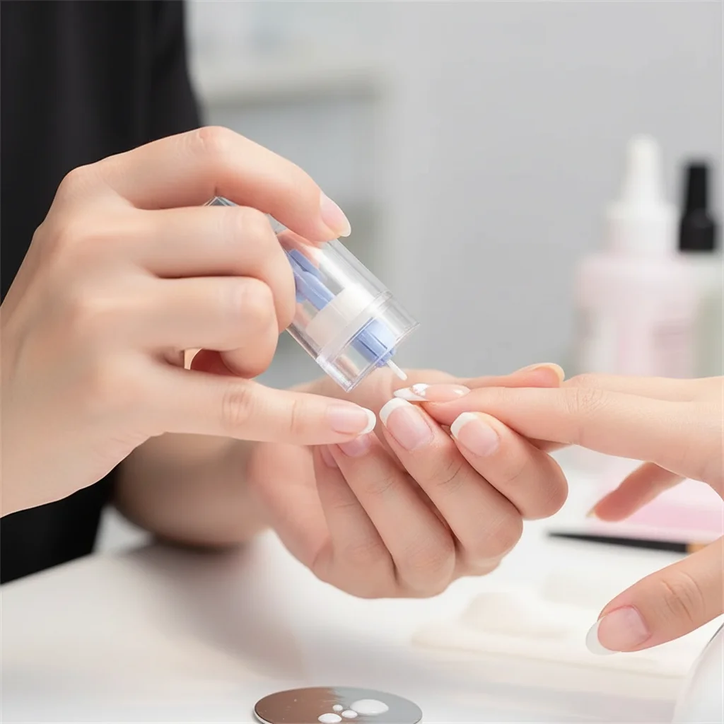 

Nail Art Transfer Tool Silicone Scraper Set Large Transparent Head for Nail Painting - 2-Piece Set