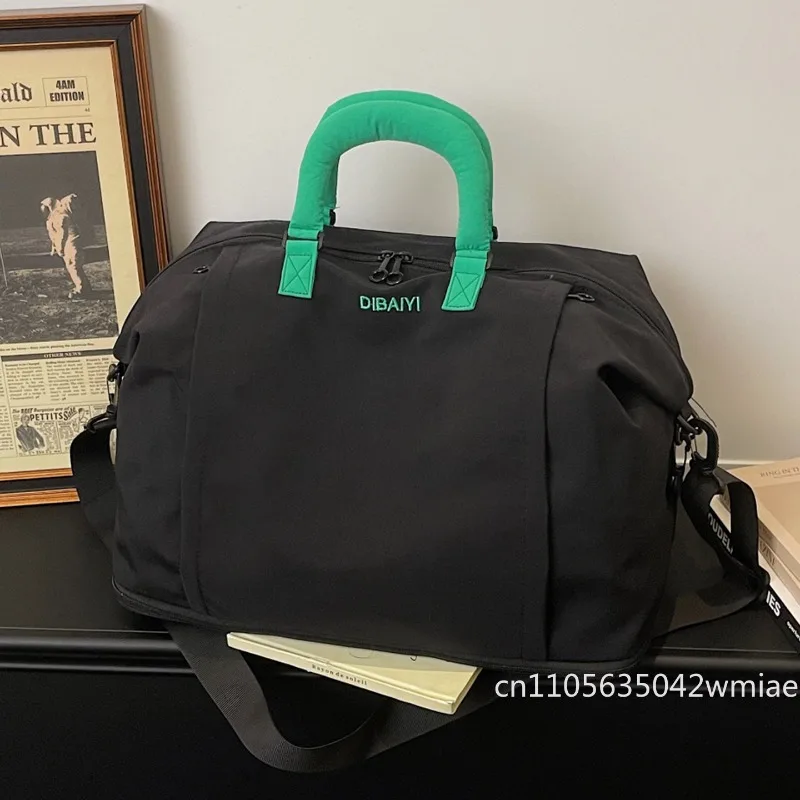 2026 New Large Capacity Go Out Light Travel Bag Portable Messenger Yoga Fitness Bag Portable Expandable Storage Luggage Bag