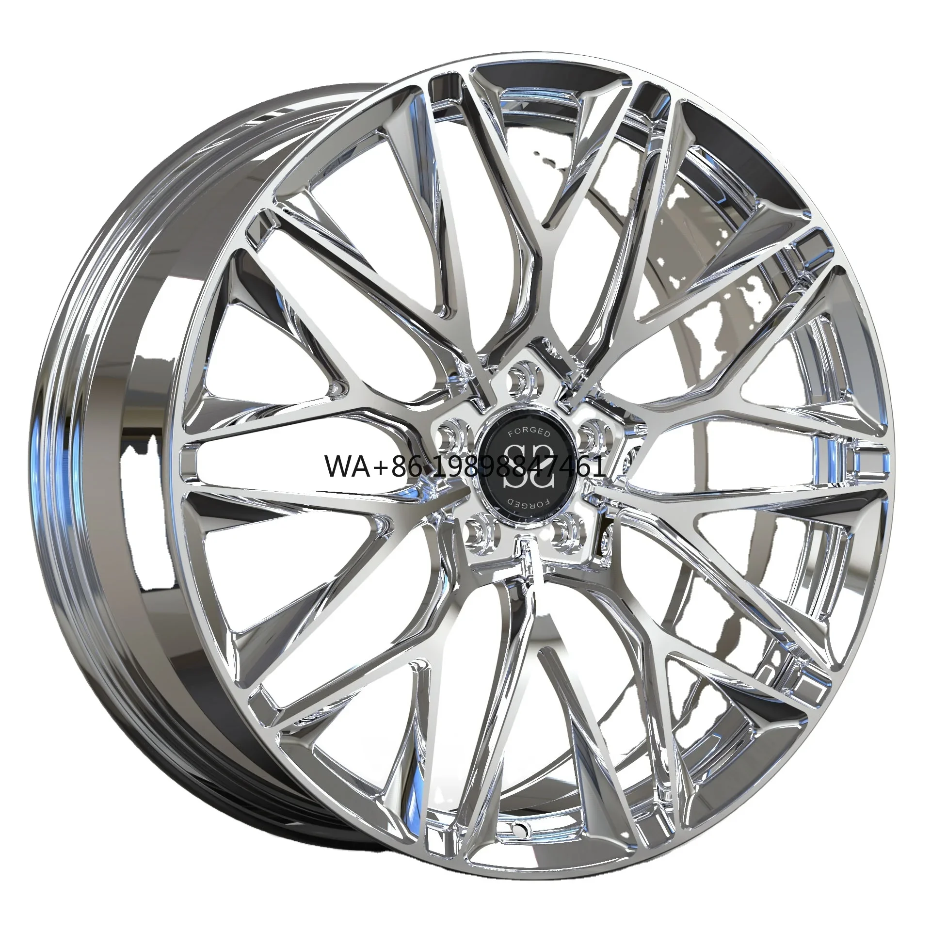 

All Polished 21 Inch Rims Aluminium Wheel Deep Concave Custom Forged Wheels for AMG