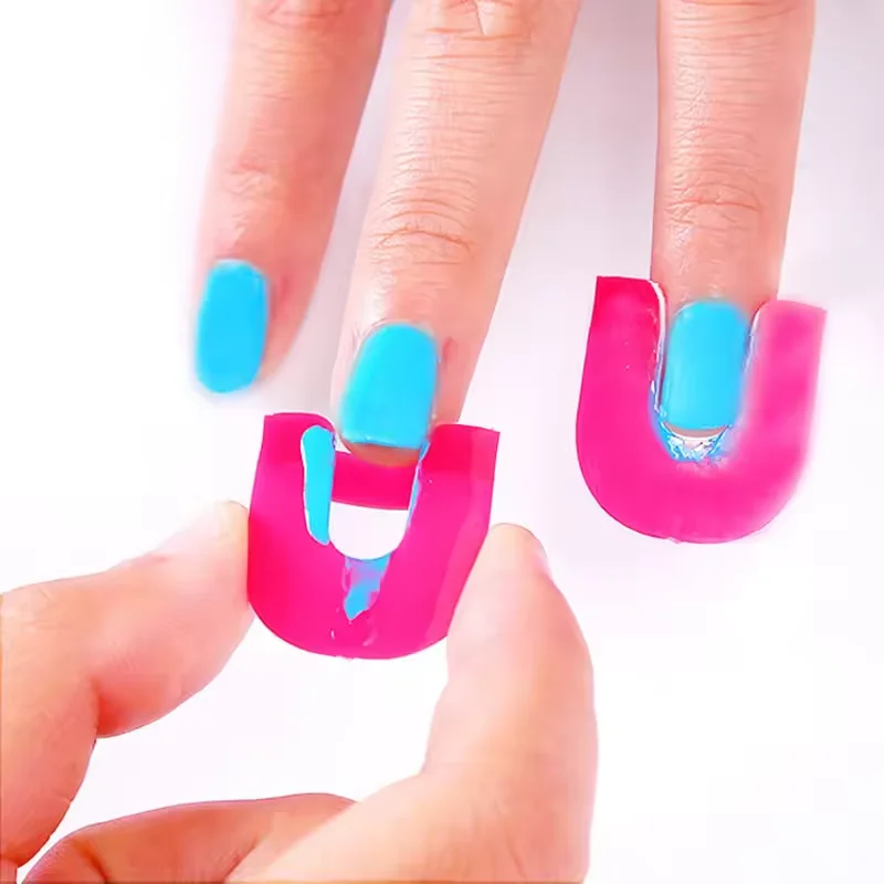 26-teiliges Set Nagellack-Schutzfolie Nagellack- und Nagelhautschutzband zum Auftragen und Reinigen von Nagellack, geeignet für den Heimgebrauch, verpackt – Detail 4