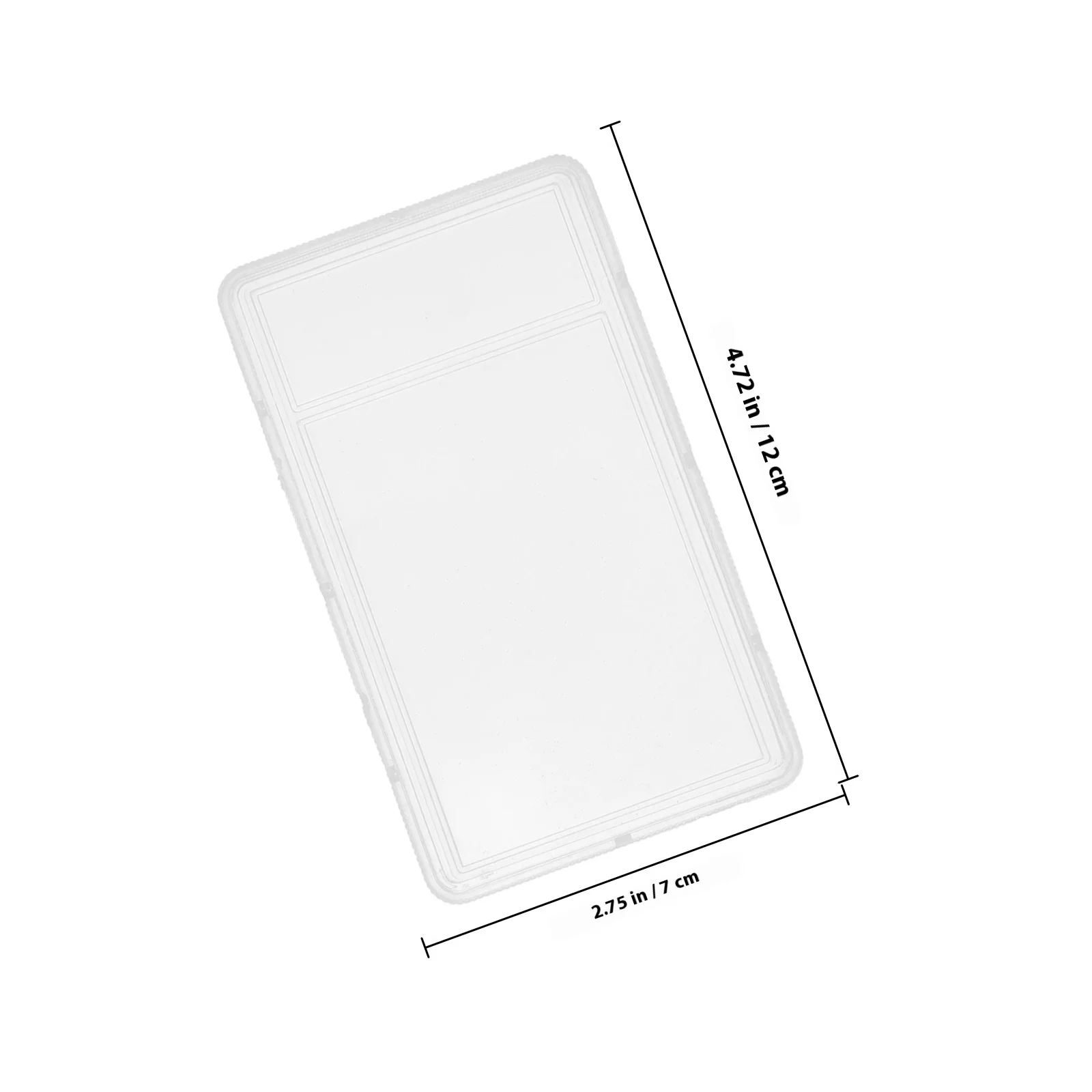 Large Capacity Stamp Storage Box Ps Material Waterproof For Coin Bar Organizer Clear Plastic Case