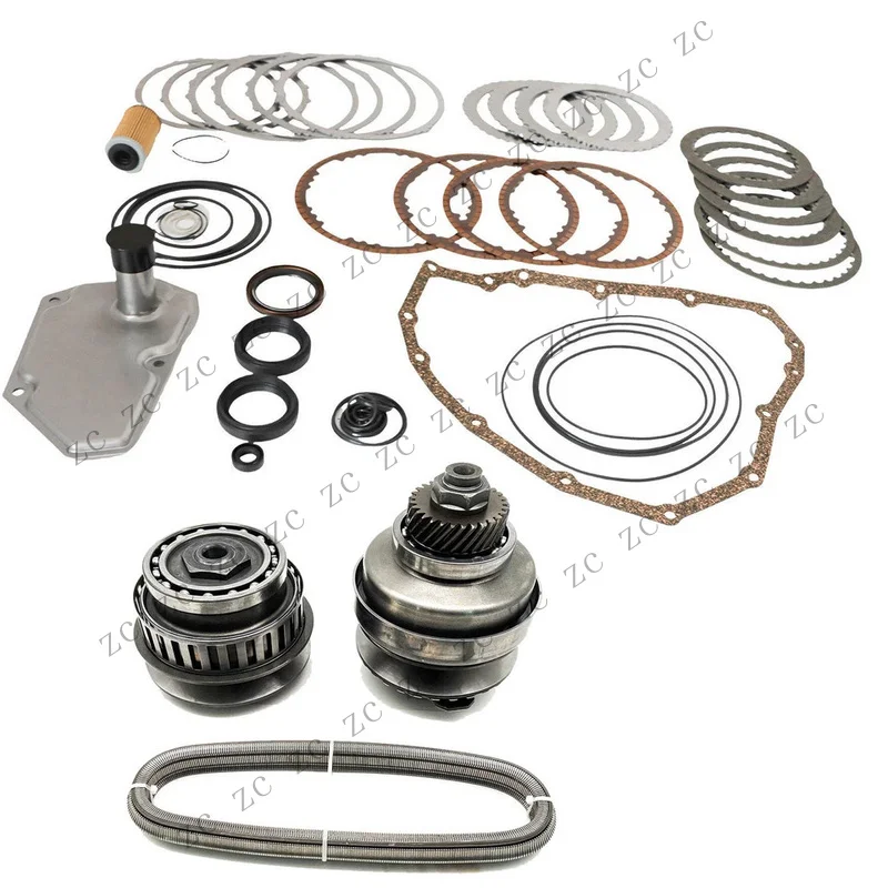 S+ For Nissan Transmission Master Rebuild Kit + Pulley Set W/ Belt JF015E RE0F11A