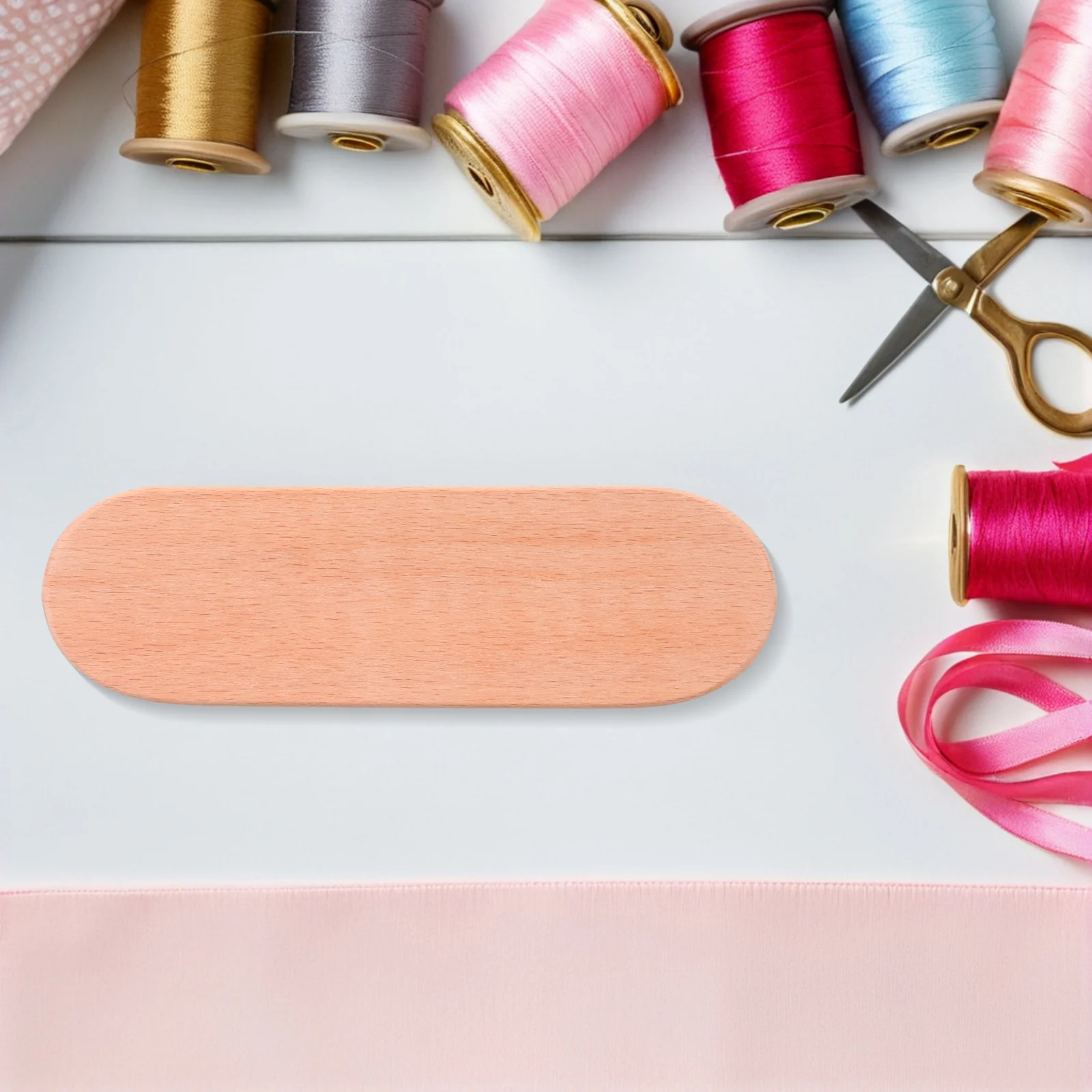 

2Pcs Wooden Tailors Clapper Seam Pressing Tool Quilting Pressing Board Fabric Flattening Tool Seamsteam Iron Sewing Accessory