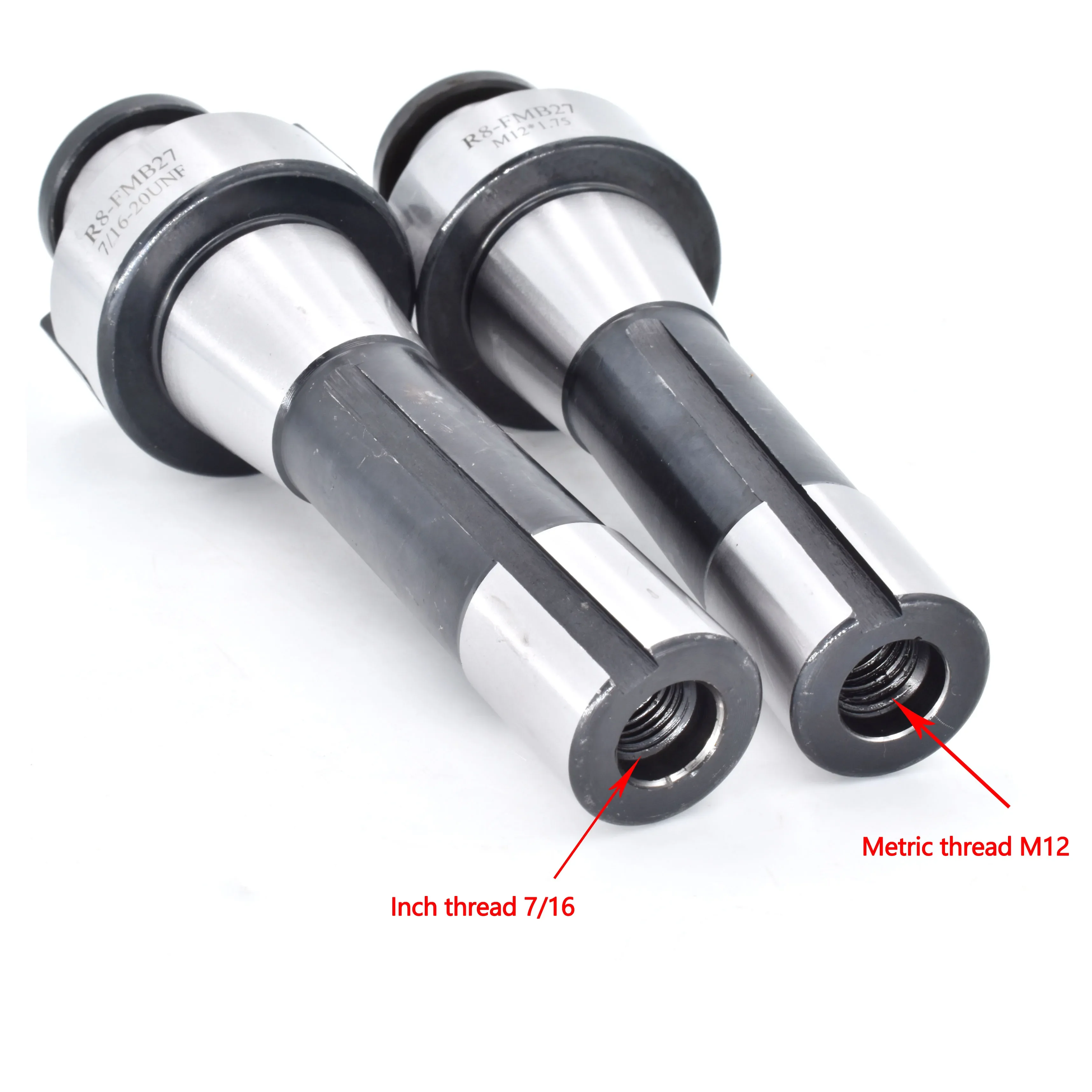 R8 Spindle Cnc Shell Mill FMB22 FMB27 Thread 7/16 M12 Tool Holder For Bap400r/bap300r Face Mill Cutter Adapter