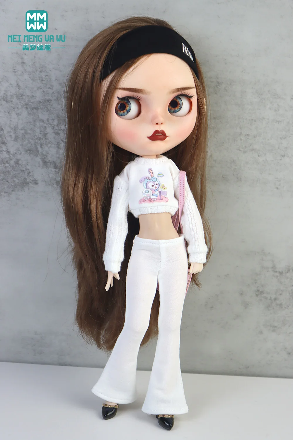 

Одежда для куклы Blyth, модная толстовка, юбка, штаны с колокольчиками, вспышки, Azo OB23 OB24 1/6, аксессуары для кукол