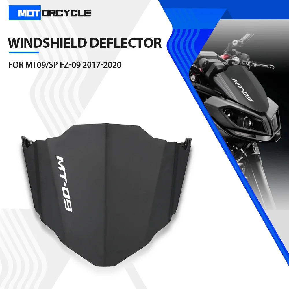 

For YAMAHA MT09/SP FZ-09 MT-09SP FZ09 MT FZ 09 2017-2020 2019 2018 Motorcycle Windshield Windscreen Air Wind Deflector Guard