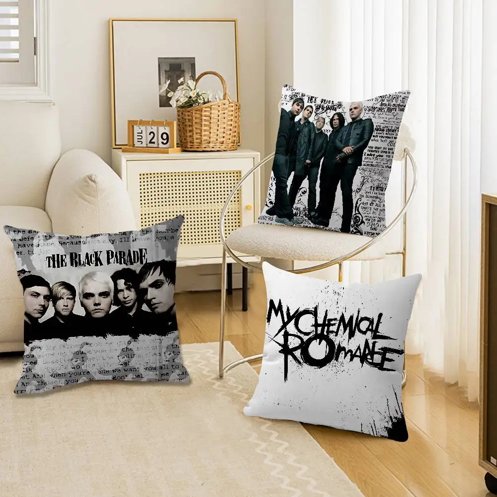 Rock Band My Chemical Romance Cushion Cover Decorative Pillow Sofa Home Decor case pillow cases