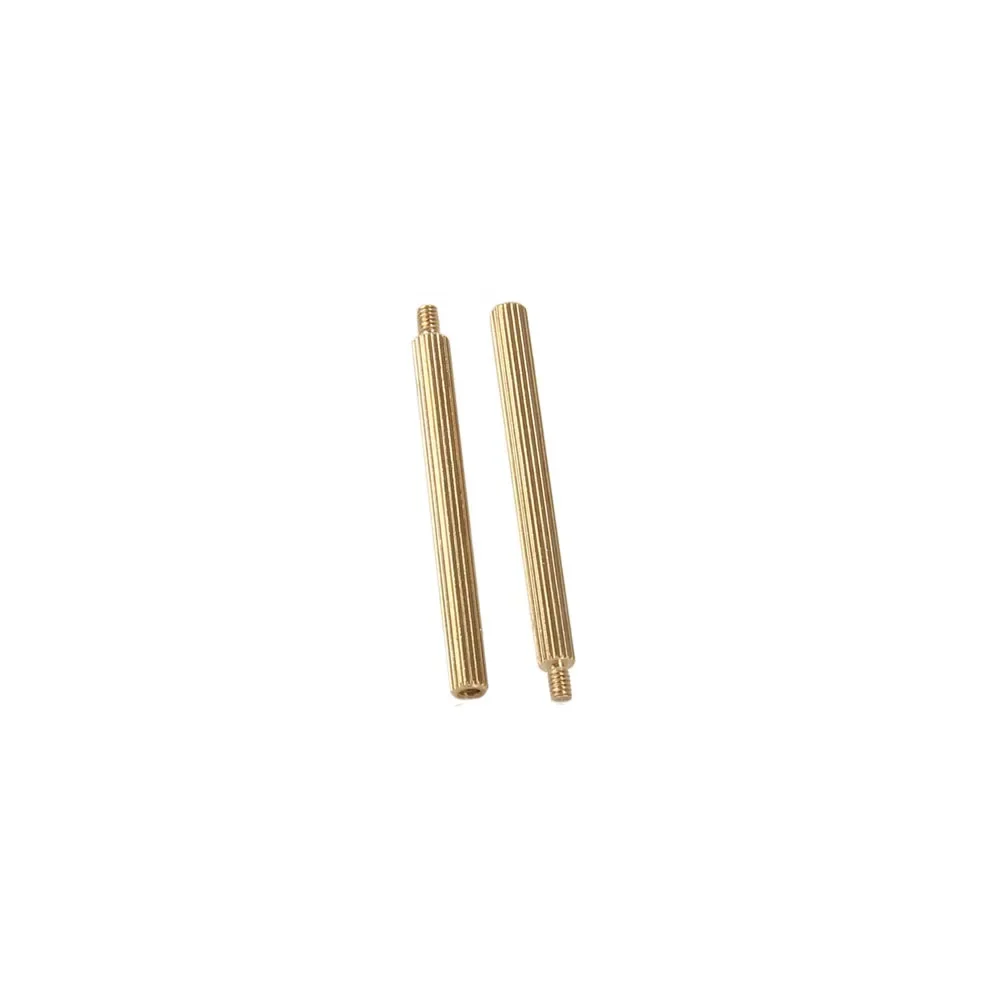 

50pcs/lot GOLD Color screw Single Head Copper Round Security Pillar Camera Stud M2*3+3-M2*18+3