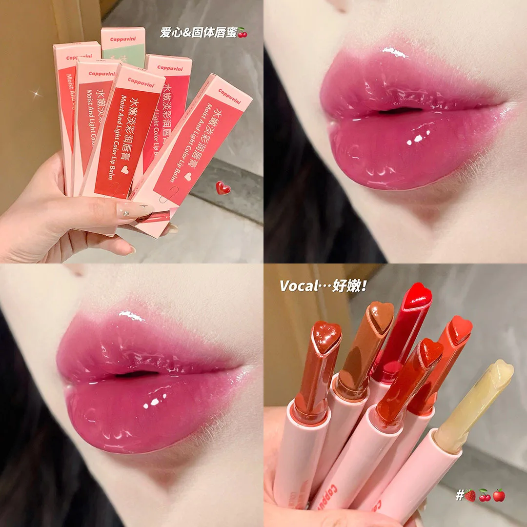 Hydrating Solid Lip Gloss Mirror Watery Finish High Shine for Student Affordable Chinese Cosmetic Lipstick Makeup