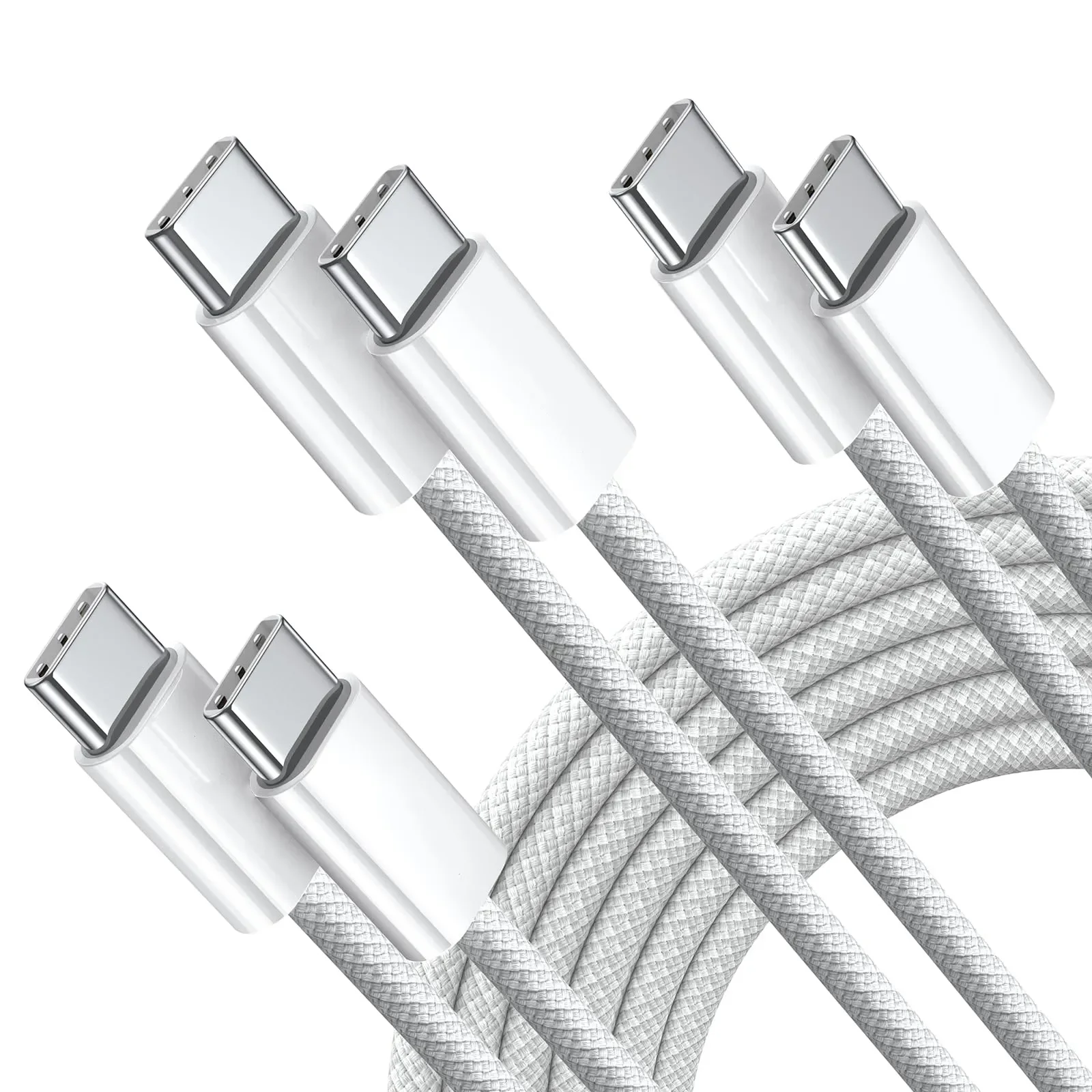 Cabo USB-C NNBILI para iPhone 15 16 17 Pro Max iPad, Carregador Turbo PD 65W 45W 25W, Cabo de Carregamento Rápido Tipo C para Samsung S26 S25